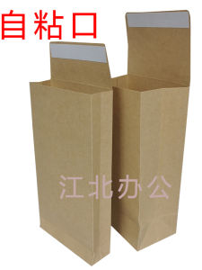 Thickened Self-Adhesive Cash Envelope Kraft Paper Red Packets Blank Envelope Storage Cover Release Gel Business Stationery
