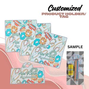 Customized Product Tag/ PRODUCT HOLDER/ PRODUCT TAG FOR BUSINESS PERSONAL USE