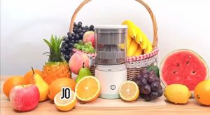 Electric Fruit Juicer Portable Small Electric Juicer Stainless Steel Blade Orange Lemon Fruit Blender Home Mini Squeeze Juice