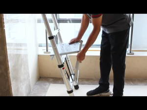 Ladder Work Platform Accessories Tool Tray Telescopic Triangular platform ladder Work Platforms