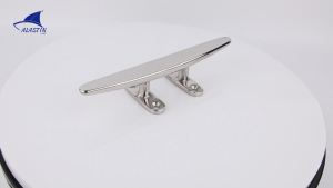 Mooring Cleats for Boats 316 Stainless Steel Marine Dock Deck Flat Top Base Cleat Mirror Polished Boat Accessories