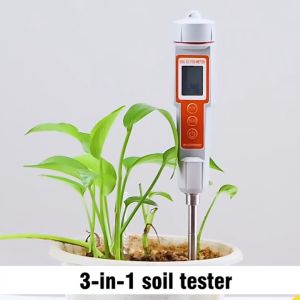 3in1 Portable Soil Detector เครื่องวัดความชื้นในดิน TDS / EC / Thermometer เครื่องวัดความนำไฟฟ้า