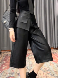 MANMI | Quần Short Rộng Thời Trang Phong Cách Retro