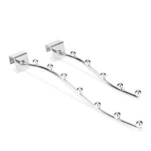 Masely 5Balls/7 Balls Display Organizer Hooks Waved Clothes Hanger Storage Rack