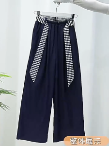 Kids Girls Baggy Pants 2025 New Style Loose Trousers Korean Fashion High Waist Breathable Comfortable Casual Pants 7-16yrs