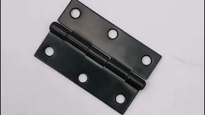 (Pair) Silver/Black Door Hinges Stainless Steel Ball Bearing 1/2/3/4INCH Heavy Duty Hinge