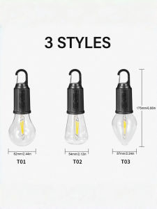 Outdoor USB Rechargeable LED Lamp Bulbs High Brightness Emergency Light Hook Up Camping Fishing Portable Lantern Night Lights