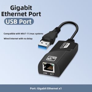 SHENGSHICHANGYING | Gigabit Ethernet Adapter USB to RJ45 Network Converter Type-C