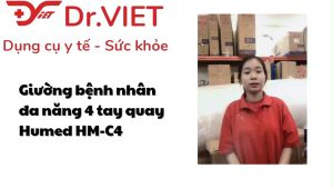 Giường bệnh nhân đa năng 4 tay quay Humed HM-C4 cao cấp