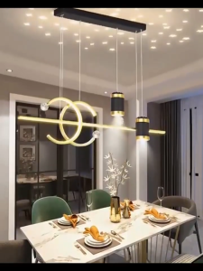 LED Modern Design Chandelier Light 3 Colors/With Remote Control/ for living room Center light/Restaurant Ceiling Lamp