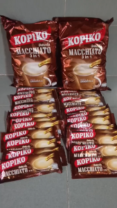Thailand Authentic Kopiko Macchiato Coffee: 24g Sachets & Best Seller