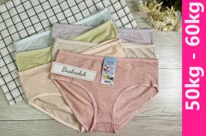 [ BRABRALAH ] (4 HELAI RM 12) Seluar Dalam Wanita  50kg - 60kg  #518 Ladies Panties Lady Panties  Lady Underwear