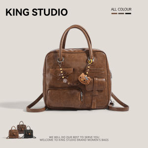 Retro College Style Backpack Bags Womens 2024 Fall and Winter New Arrival Large Capacity Handbag Student Class Work Clothing Backpack