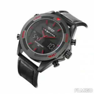 Mens Watch Multifunctional Waterproof Electronic Quartz Watches Outdoor Sports Watch