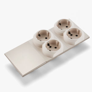 Skin Sensation Power Sockets Embedded Rocker Switch Integrated Panel Skin Feel Paint Wall Socket Button Light Switch Embedded