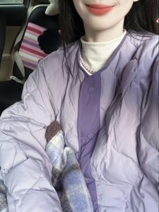 ฤดูใบไม้ร่วง ฤดูหนาว ผู้หญิง หลวม Fit หนาขึ้น เบสบอล เสื้อแจ็คเก็ต Diamond Pattern Color Block เสื้อโค้ทผ้าฝ้าย สไตล์เกาหลี แฟชั่นการเดินทาง