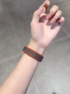 SG READY STOCK Nylon Loop Watch Band Strap for Google Fitbit Air Strap Breathable Adjustable Hook & Loop Wristband