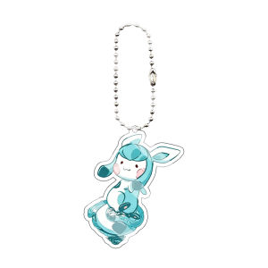 Bandai | Móc Khóa Xoay Acrylic Anime Eeveelution In Hai Mặt Hình Umbreon Glaceon Jolteon Dành Cho Fan.