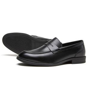 Desai Mens Loafers Faux Leather Classic Penny Moccasin Wide Width Fall Winter Dress Shoes For Man Mens Shoes Men Office Shoes
