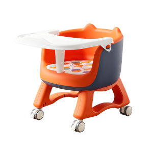 YIHECHUYAO | Child Learning Dining Chair with Backrest and Wheels