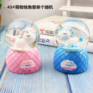 with Snowflakes Flashing Light Love Flamingo Crystal Ball Decoration Creative Wedding Gift for Boys and Girls Birthday Gift