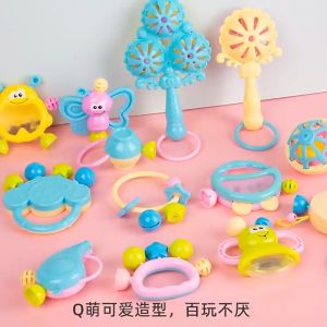 7 PCS Set Kids Teeth Gum Soothing Tools 6 Months Teether Grinder Toddler Toys Baby Bite Toys