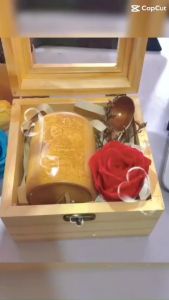 Set quà sinh nhật nam nữ ấn tượng - Combo Cốc tre & Muỗng gỗ - khắc hình và chữ theo yêu cầu- quà 8/3 ý nghĩa