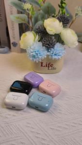 Cute Smile TWS Earbuds Bluetooth 5.3 3-4h Battery 160mAh Type-C HiFi Earphone For iPhone Android Women Gift