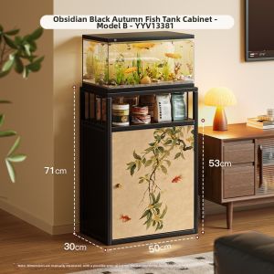 Living Room Antique Style Steel Storage Aquarium Cabinet
