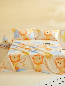Boyang Home Textile | Warm Fleece Child Bed Sheet Cartoon