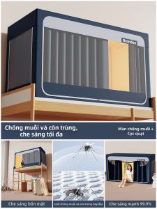 MiiOW | Màn Che Giường Chống Sáng Nặng
