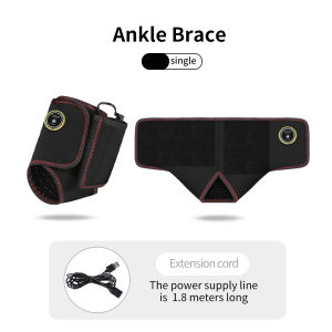 Electric Heating Massage Foot Ankle Support Foot Massager 3 Vibrating Brace Fixed Muscle Relaxation Sports Recovery