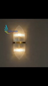 [VỪA RẺ - VỪA ĐẸP] Đèn tường pha lê trang trí nội thất sang trọng HÂN BÁCH