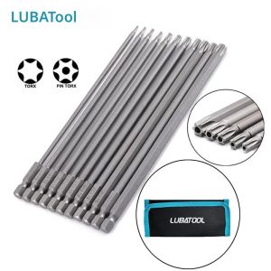 8/11 ชิ้น S2 Torx ไขควงชุด Bit พร้อมกระเป๋า 1/4 Shank Hex Wind เจาะหัว 100 มิลลิเมตร 150 มิลลิเมตรสกรูประแจ Magnetic Star Hand Tool
