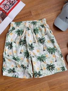 Quần Short Nam Hawaii Beach Ice Silk Five-Five Mùa Hè Quần Short Nam Dáng Rộng Ống Đứng Quần Short Nam Mùa Hè