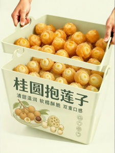 Dried Longan with Lotus Seed Additive Free Snack Independent Packaging