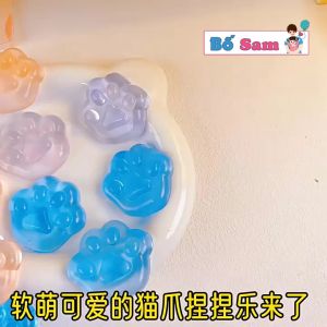 Set 10 Đồ Chơi Khối Thạch móng mèo Giảm Căng Thẳng Stress bóp thú vị Shop Bố Sam