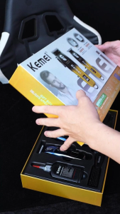 Kemei KM-8501 Professional Electric Hair Clippers Set Rechargeable Barber For Men LCD Display Adjustable Hair Cutter Machine
