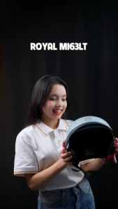 [NHÀ SẢN XUẤT] Mũ Bảo Hiểm Nữa Đầu Royal M163LT Chính Hãng Nón 1/2 Nam Nữ Lưỡi Trai Và Kính Âm Bảo Hành 12 Tháng | Trực tiếp từ NSX
