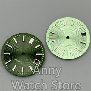 29mm Radioactive Pattern Watch Dial Sky Blue Olive Green Red Cocktail Sterile Face Fit NH35 NH36 Watch Modified Accessories Part