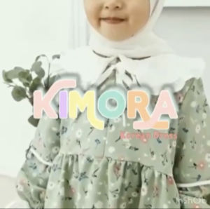 Baju Muslim Anak Gamis Anak Perempuan Kimora dress Korea untuk anak 1-8 thn by Mysha Kids Muslimah