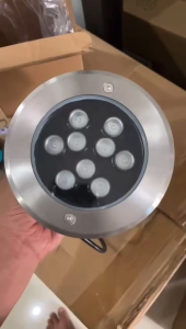 Đèn LED Âm Nước Chôn Tường 24V 12W Đèn Âm Sàn Bể Bơi Chiếu Sáng Hồ Cá Sân Vườn Tiểu Cảnh