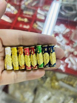 รูปจากผู้ขายบน Lazada: (1​ชิ้น)​ตะกรุด​นะอกแตกลงยา7สี ตั้งราคา ฿20 ขายแล้ว 186 ชิ้น