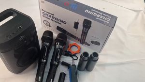 (ส่งมาจากเมืองไทย)ไมค์ ไมค์โครโฟน ปรับความถี่ได้ ไมค์ลอย คู่ ไมโครโฟน ไมค์ไร้สาย ไมโครโฟนไร้สาย คุณภาพเสียงดี