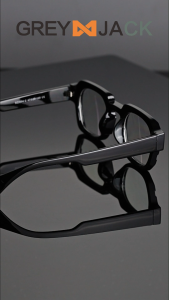 Grey Jack Kacamata Antiradiasi Blueray TR+Acetate Model Kotak Ringan Stylish Pria Wanita Bisa Lensa Minus Antiradiasi Blueray Bluecromic 2004