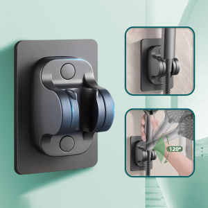 Punch Free Shower Bracket ABS Material Wall Mounted Shower Head Bracket Suitable For Bathroom