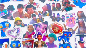 60pcs/56pcs Kpop Demon Hunter Stickers - Kpop Merch Aesthetic Journal Stickers for Teens Waterproof