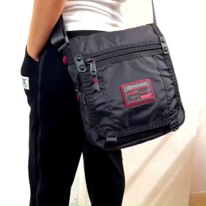 Ready Stock!! Tough Fighter Multi Compartments Men Sling Bag Shoulder Bag Chest Bag Smooth & Soft Nylon