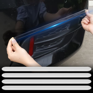 4pcs Car Door Edge Protector Strip Transparent Anti Collision Sticker for Car Bumper Guard Corner Protection Crash Rubber Strips