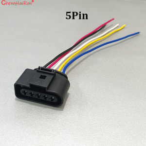 ChengHaoRan 1PC Waterproof Connector 2/3/4/5/6/8/10 Pin 3.5mm Auto Ignition Coil Horn Sensor Plug With Cable 1J0973722 For VW